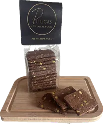Pitucas De Cacao Con Pistacho